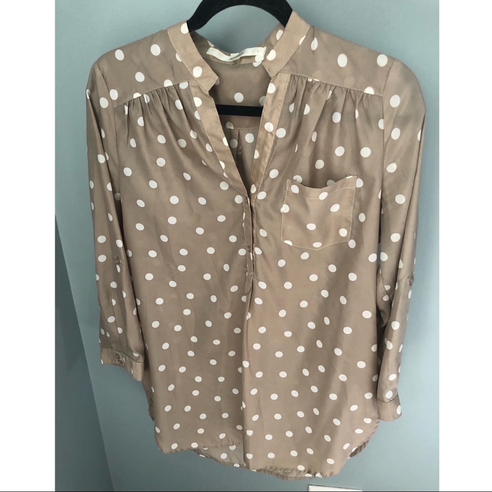 Polka-dot blouse from ModCloth